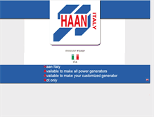 Tablet Screenshot of haanitaly.com